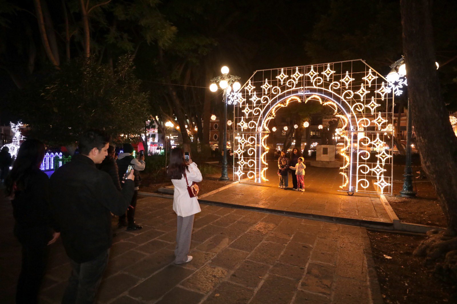 Poblanos en Navidad