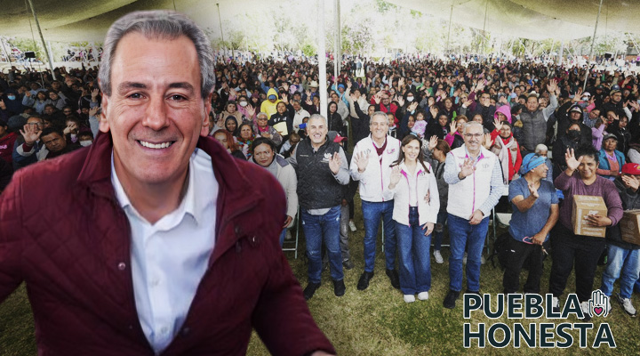 Pepe Chedraui entrega despensas a familias vulnerables en Puebla capital